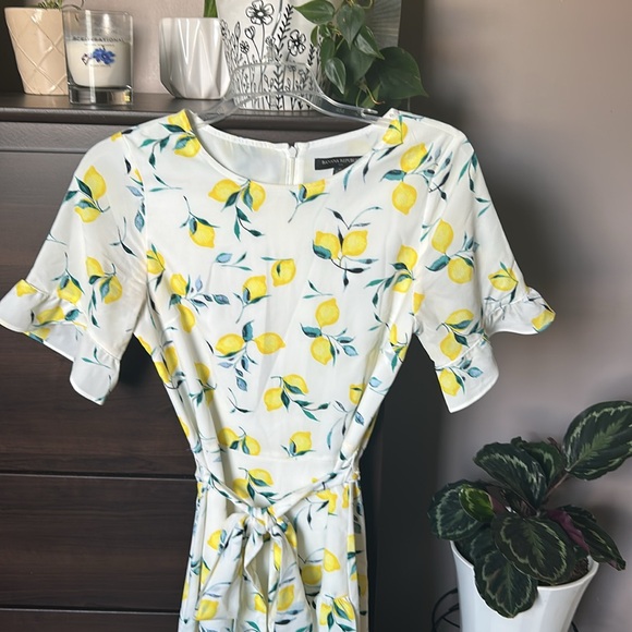 Banana Republic Yellow Green Midi Sundress - Picture 3 of 5